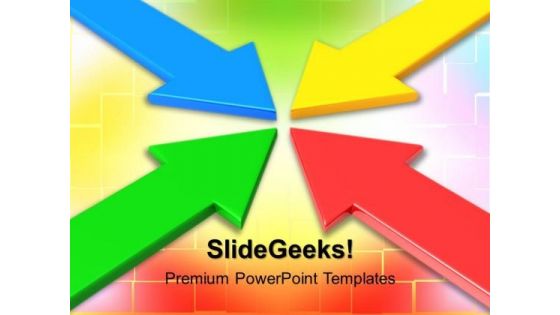 Colored Arrows Abstract PowerPoint Templates And PowerPoint Themes 0412