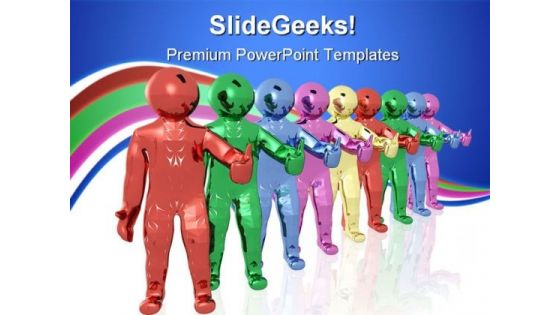 Colored Team Business PowerPoint Themes And PowerPoint Slides 0711 Colored Team Business PowerPoint Themes And PowerPoint Slides 0711