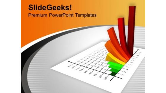 Colorful 3d Bar Graph Growth Future PowerPoint Templates Ppt Backgrounds For Slides 0113