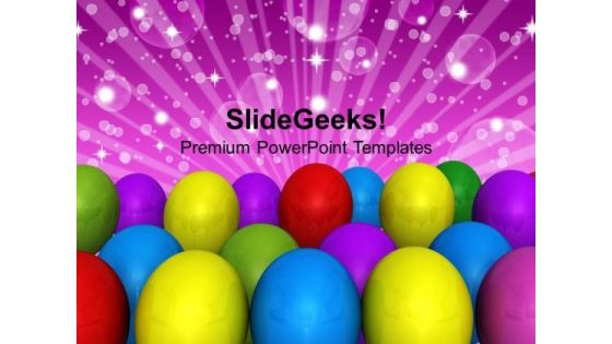 Colorful Balloons Isolated On Pink Design PowerPoint Templates And PowerPoint Themes 1012