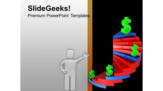 Colorful Bar Chart To Achieve Goal PowerPoint Templates Ppt Backgrounds For Slides 0413