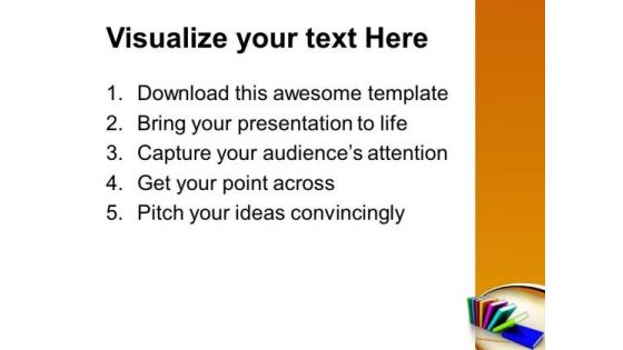Colorful Books Future PowerPoint Templates And PowerPoint Themes 0812