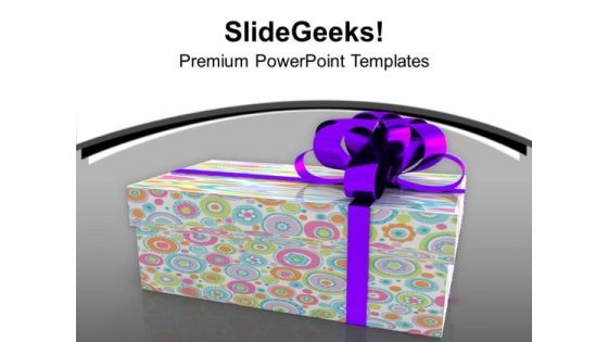 Colorful Gift Box Birthday Celebration PowerPoint Templates Ppt Backgrounds For Slides 0213