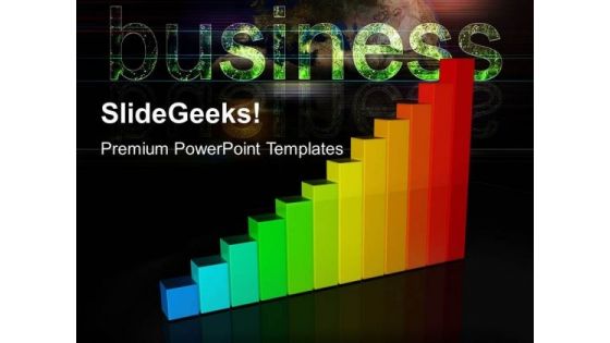 Colorful Graph Money Business PowerPoint Templates And PowerPoint Themes 0512