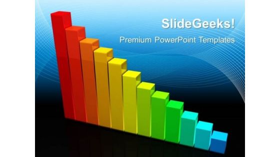 Colorful Graph Profit Money PowerPoint Templates And PowerPoint Themes 0512