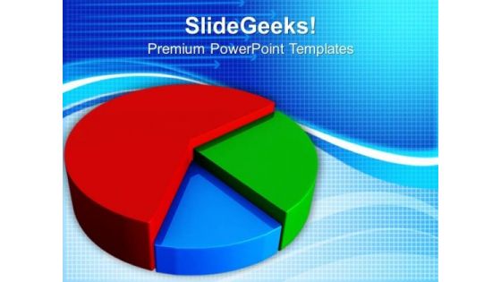 Colorful Pie Chart Business Sales PowerPoint Templates Ppt Backgrounds For Slides 0113
