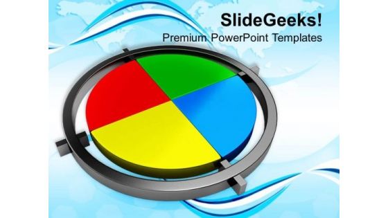 Colorful Pie Chart Business Strategy PowerPoint Templates Ppt Backgrounds For Slides 0113