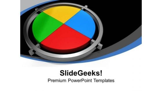 Colorful Pie Chart Statistical Data PowerPoint Templates Ppt Backgrounds For Slides 0313