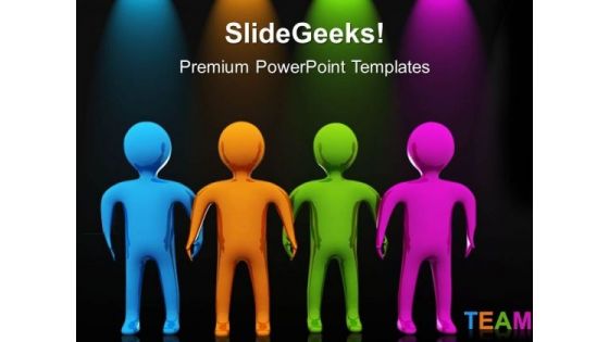 Colorful Team Teamwork PowerPoint Templates And PowerPoint Themes 0512