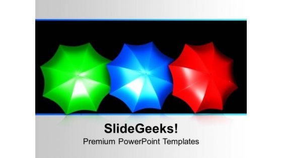 Colorful Umbrellas PowerPoint Templates Ppt Backgrounds For Slides 1112 Colorful Umbrellas PowerPoint Templates Ppt Backgrounds For Slides 1112