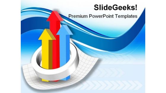Colorful Up Graph Business PowerPoint Templates And PowerPoint Backgrounds 0111
