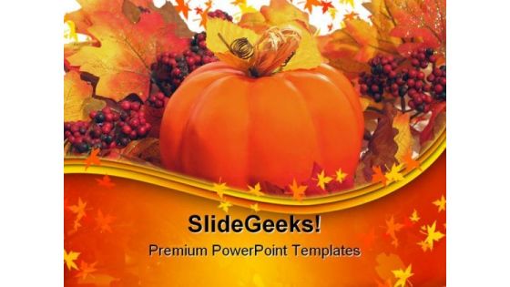 Colors Of Autumn Nature PowerPoint Templates And PowerPoint Backgrounds 0511