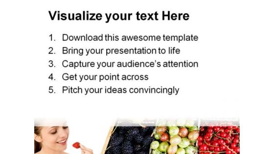 Colourful Berries Food PowerPoint Themes And PowerPoint Slides 0211