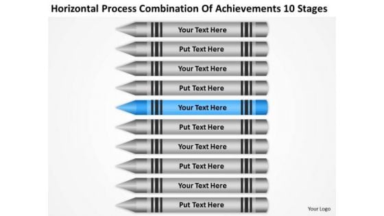 Combination Of Acheivements 10 Stages Ppt Massage Business Plan PowerPoint Slides