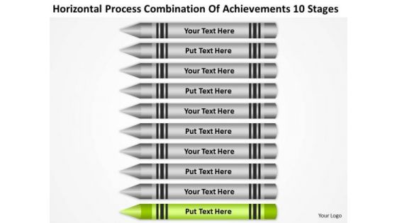 Combination Of Acheivements 10 Stages Ppt Sample Small Business Plan PowerPoint Slides