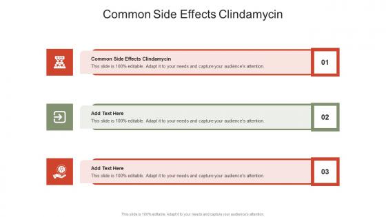 Common Side Effects Clindamycin In Powerpoint And Google Slides Cpb