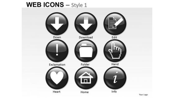 Common Web Icons PowerPoint Slides And Ppt Diagram Templates