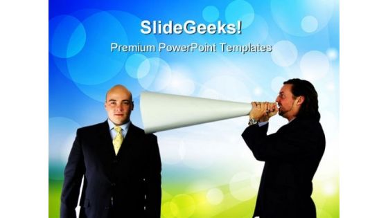 Communication01 Business PowerPoint Templates And PowerPoint Backgrounds 0711