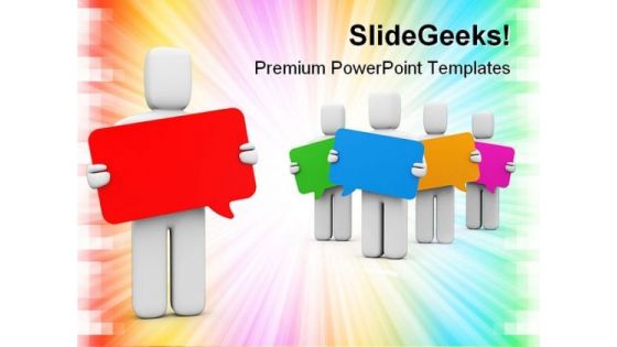 Communication Business PowerPoint Templates And PowerPoint Backgrounds 0711