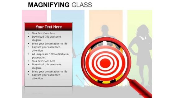 Communication Magnifying Glass PowerPoint Slides And Ppt Diagram Templates