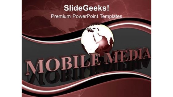 Communication Media With Mobile PowerPoint Templates Ppt Backgrounds For Slides 0313 Communication Media With Mobile PowerPoint Templates Ppt Backgrounds For Slides 0313