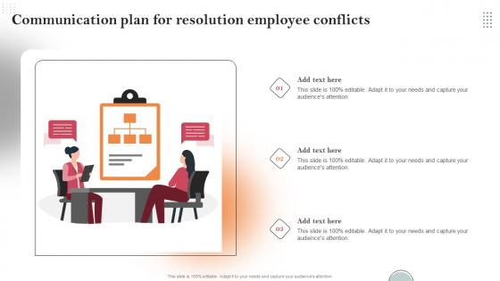 Communication Plan For Resolution Employee Conflicts Mockup Pdf Communication Plan For Resolution Employee Conflicts Mockup Pdf