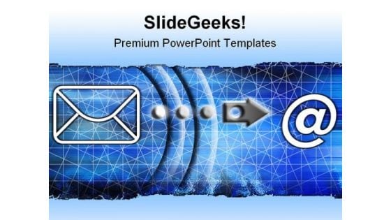 Communication Poster Internet PowerPoint Templates And PowerPoint Backgrounds 0211