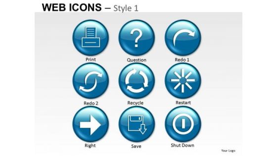 Communication Web Icons PowerPoint Slides And Ppt Diagram Templates