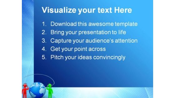 Communications Global PowerPoint Themes And PowerPoint Slides 0511