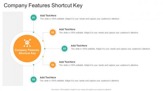 Company Features Shortcut Key In Powerpoint And Google Slides Cpb