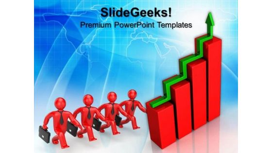 Company Growth Chart Business PowerPoint Templates And PowerPoint Themes 0912