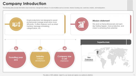 Company Introduction Communication Tech Company Pitch Deck PPT Slide Company Introduction Communication Tech Company Pitch Deck PPT Slide