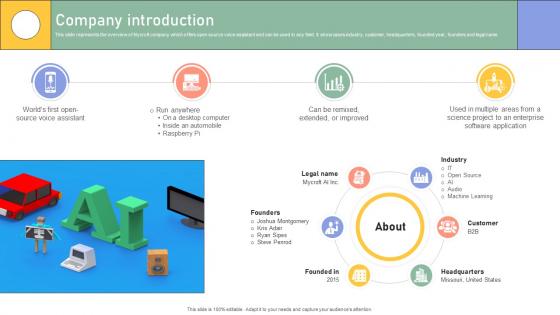 Company Introduction Enterprise Software Application Investor Funding Elevator Pitch Deck Company Introduction Enterprise Software Application Investor Funding Elevator Pitch Deck