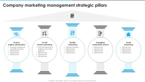 Company Marketing Management Strategic Pillars