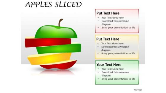 Company Merger Visual Apples PowerPoint Slides And Ppt Diagram Templates