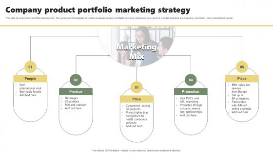 Company Product Portfolio Marketing Strategy Clipart Pdf