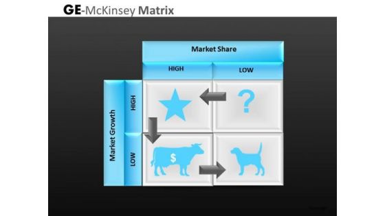 Company Profitability Ge Mckinsey Matrix PowerPoint Templates