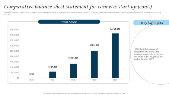Comparative Balance Sheet Statement For Cosmetic Industry Business Information Pdf