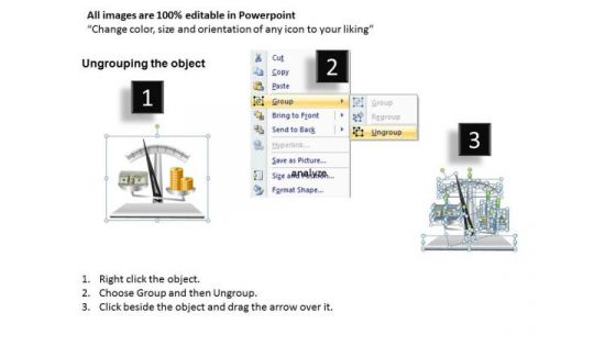 Compare Gold With Currency PowerPoint Slides And Ppt Diagram Templates