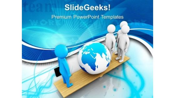 Comparison Between Leader And Team Business PowerPoint Templates Ppt Backgrounds For Slides 0513