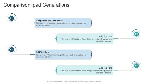 Comparison Ipad Generations In Powerpoint And Google Slides Cpb