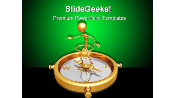 Compass Balance Geographical PowerPoint Themes And PowerPoint Slides 0811