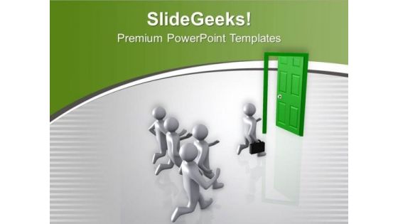 Competing To Achieve Future Job PowerPoint Templates Ppt Backgrounds For Slides 0413