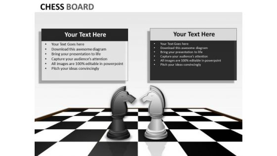 Competition Chess Board PowerPoint Slides And Ppt Diagram Templates