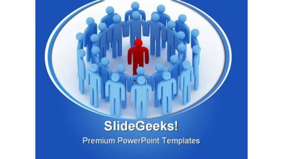 Competition Concept Leadership PowerPoint Themes And PowerPoint Slides 0611