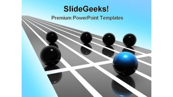 Competition Leadership PowerPoint Themes And PowerPoint Slides 0811