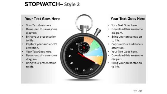 Competition Stopwatch 2 PowerPoint Slides And Ppt Diagram Templates