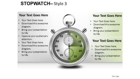 Competition Stopwatch 3 PowerPoint Slides And Ppt Diagram Templates