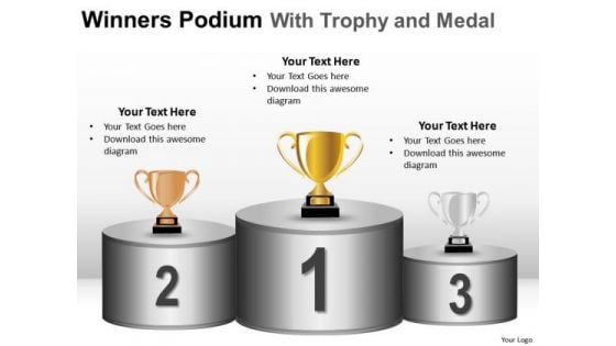 Competition Success Winners Podium PowerPoint Slides And Ppt Diagram Templates