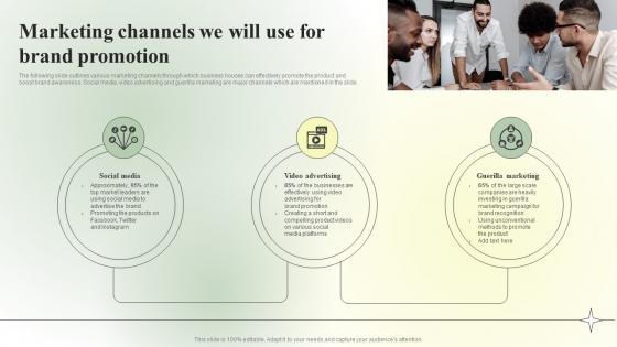Competitive Branding Strategic Marketing Channels We Will Use For Brand Promotion Mockup PDF Competitive Branding Strategic Marketing Channels We Will Use For Brand Promotion Mockup PDF